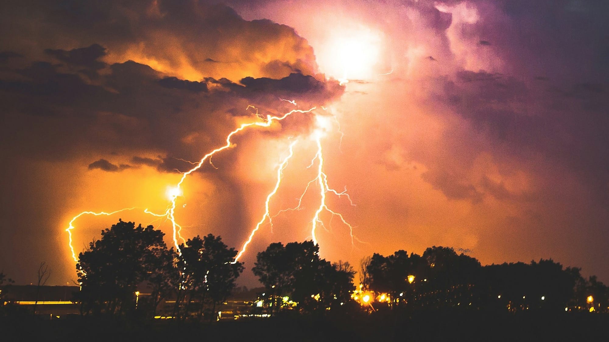 The storm cleared the static for me.